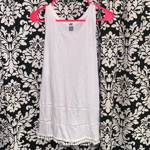 White tank top with unique bottom